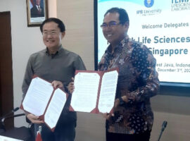 IPB University Jalin Kerja Sama dengan Temasek Life Sciences Ltd Singapura