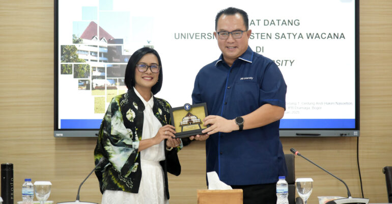 IPB University Sambut Kunjungan Benchmarking Universitas Kristen Satya Wacana