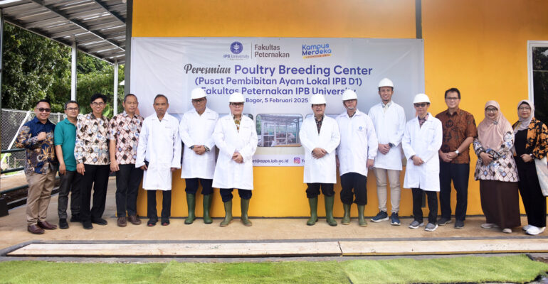 Makin Lengkap! Setelah Teaching Feed Industry, IPB University Kini Punya Poultry Breeding Center